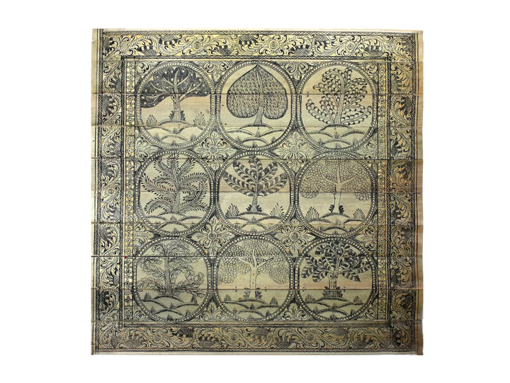 Tree Series 128 Pattachitra Painting on Cloth · view 1