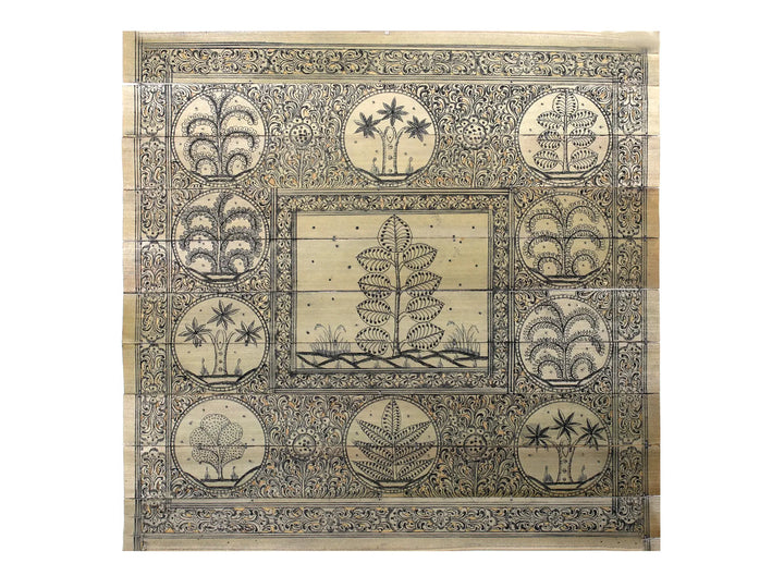 Tree Series 134 Pattachitra Painting on Cloth · view 1
