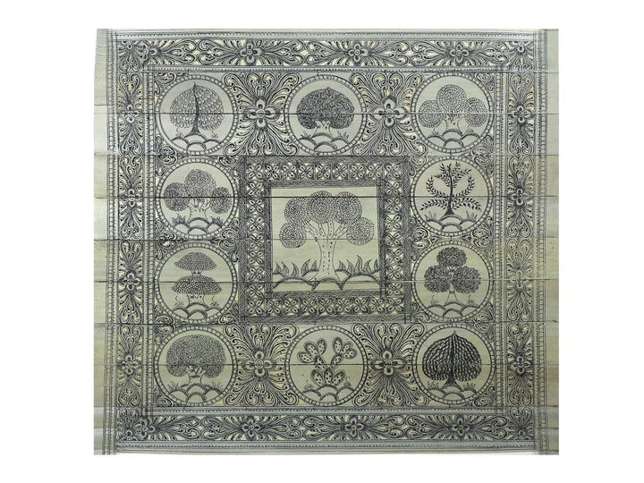 Tree Series 155 Pattachitra Painting on Cloth · view 1