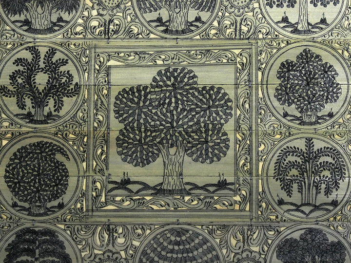 Tree Series 156 Pattachitra Painting on Cloth · view 2