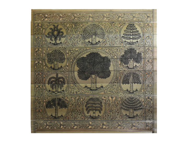 Tree Series 157 Pattachitra Painting on Cloth · view 1