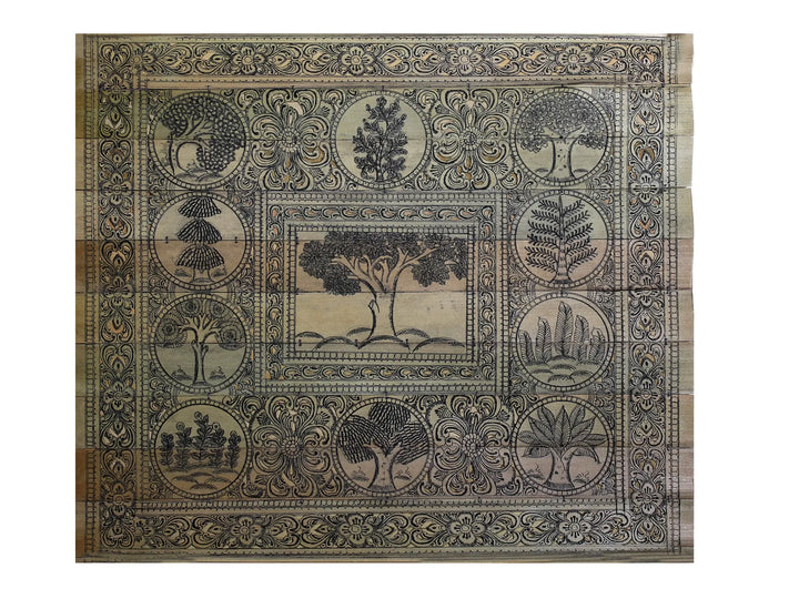 Tree Series 159 Pattachitra Painting on Cloth · view 1