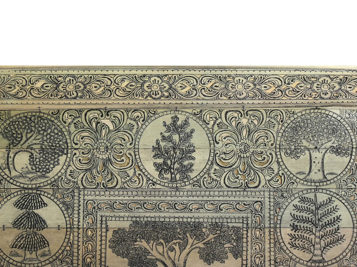 Tree Series 159 Pattachitra Painting on Cloth · view 3