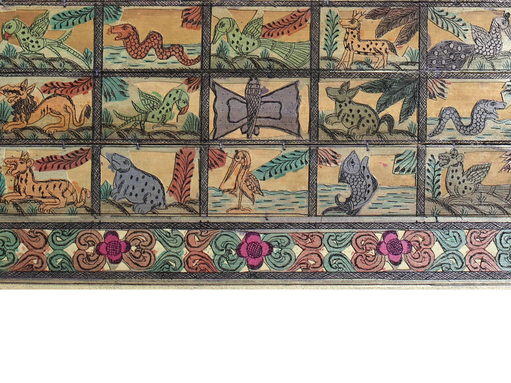 The Wildlife Pattachitra Painting on Cloth · view 4