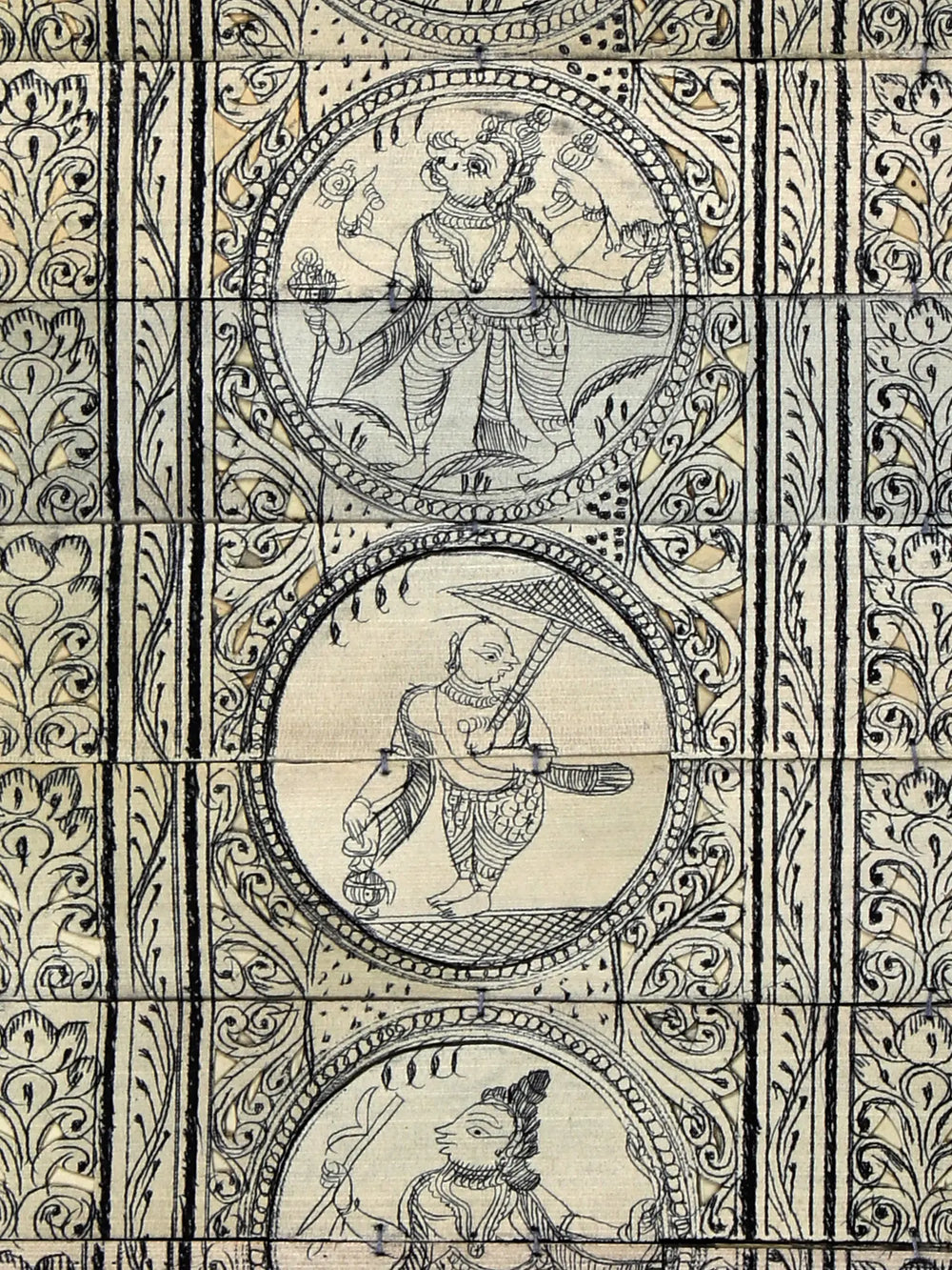 Kanhaiya and Radharani with Dashavatara of Lord Vishnu