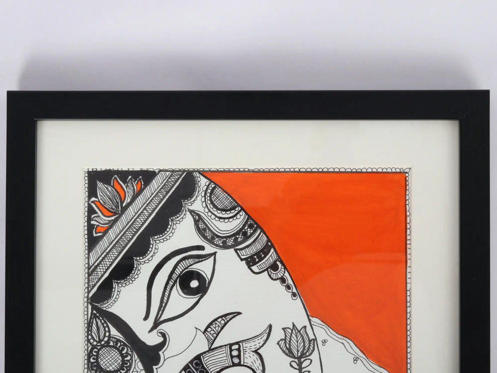Madhubani Ganesha | 300 gsm paper