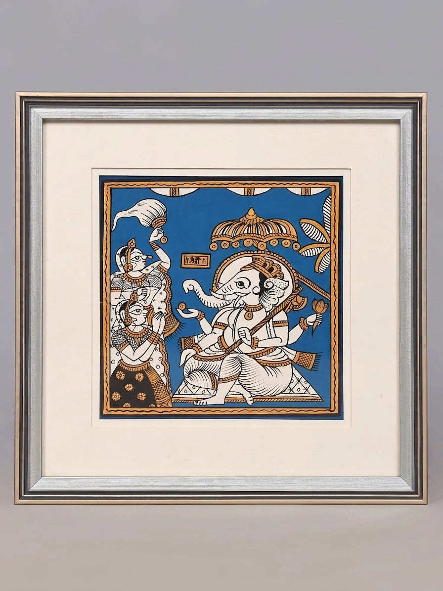 Darbar Ganesha Phad Painting
