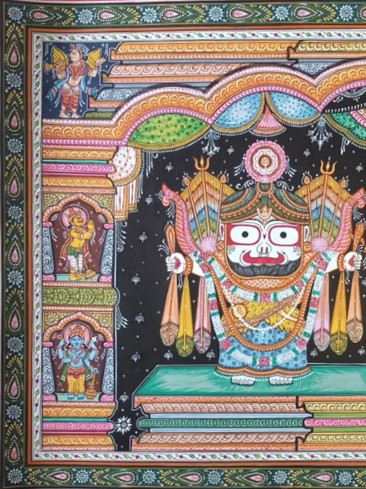 Lord Jagannath Painting on Canvas · view 3