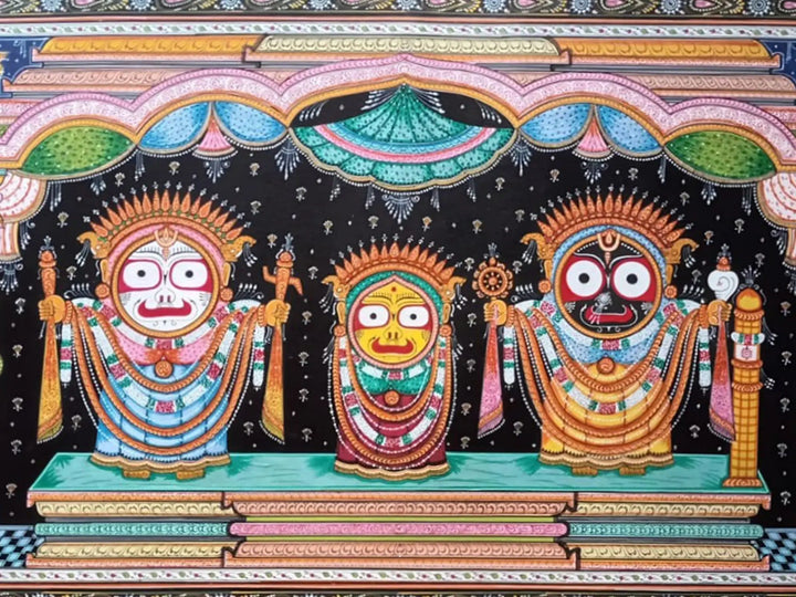 Jagannath Painting on Canvas · view 2