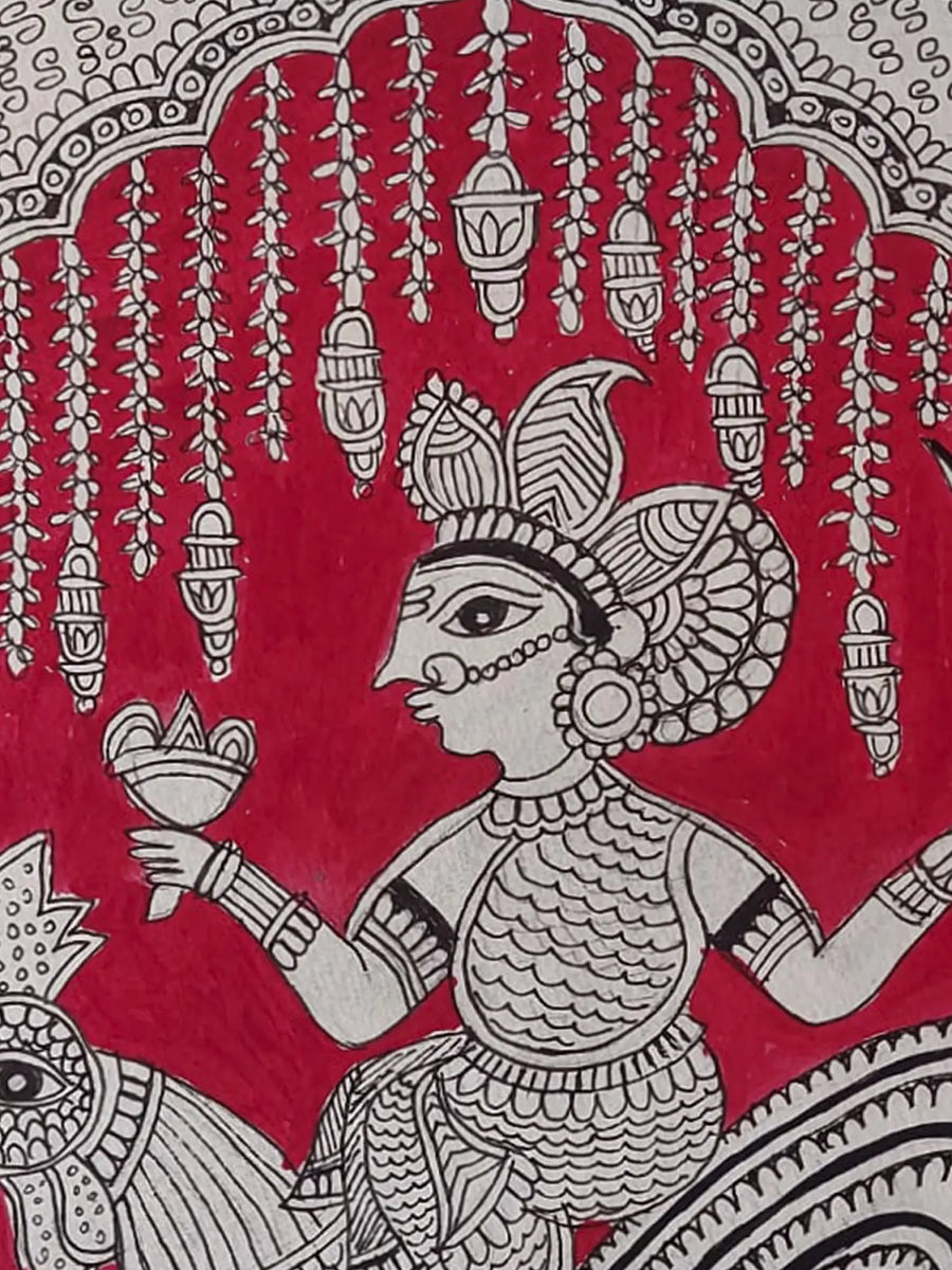 Mata Ni Pachedi - Story of Nomad Painting on Paper