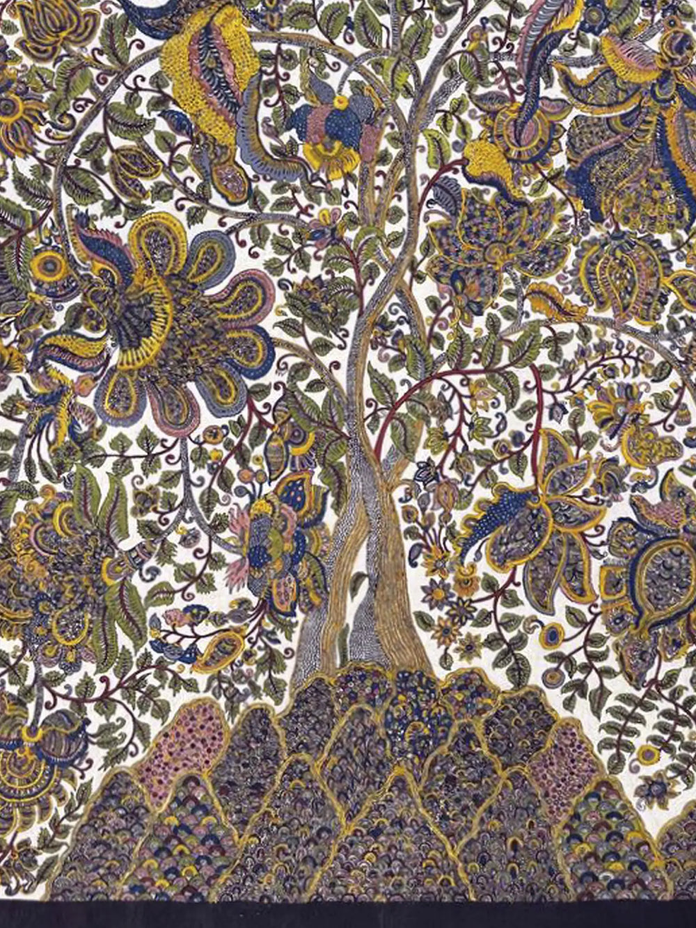 Tree of Life - Mata Ni Pachedi | Natural Color on Cotton Cloth | By Sanjay Chitara