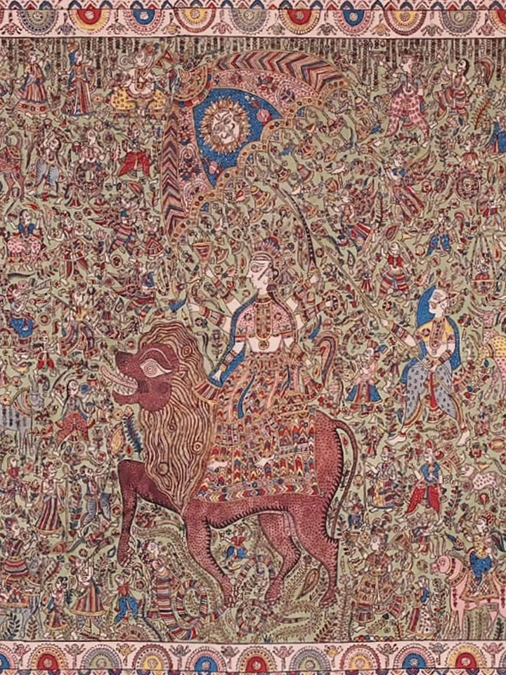 Goddess Durga - Mata Ni Pachedi Painting · view 2