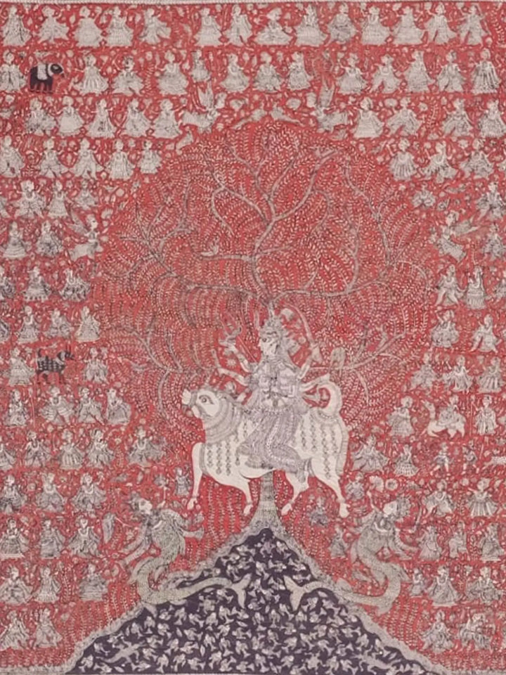 Goddess Meldi - Mata Ni Pachedi Painting · view 2