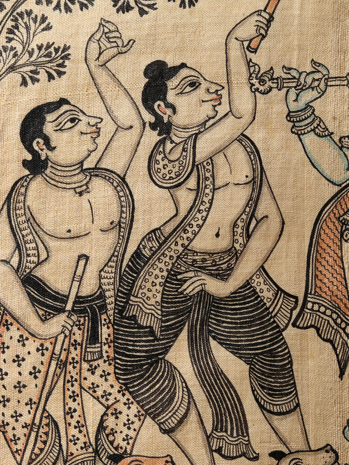 Harmonious Brothers - Krishna and Balarama Painting · view 4