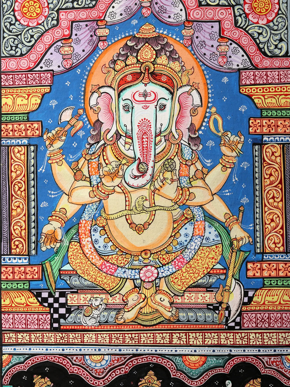 Life Story of Lord Ganesha | Superfine Patachitra Painting