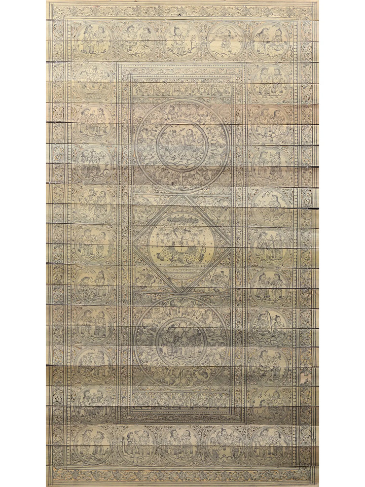Panchamukhi Ganesha Painting on Palm Leaf · view 1