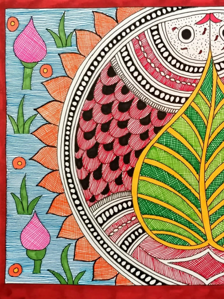 Fish in the Pond Painting on Paper · view 2