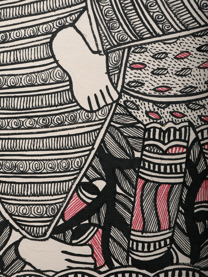 Laddoo Gopal Painting on Handmade Paper · view 4