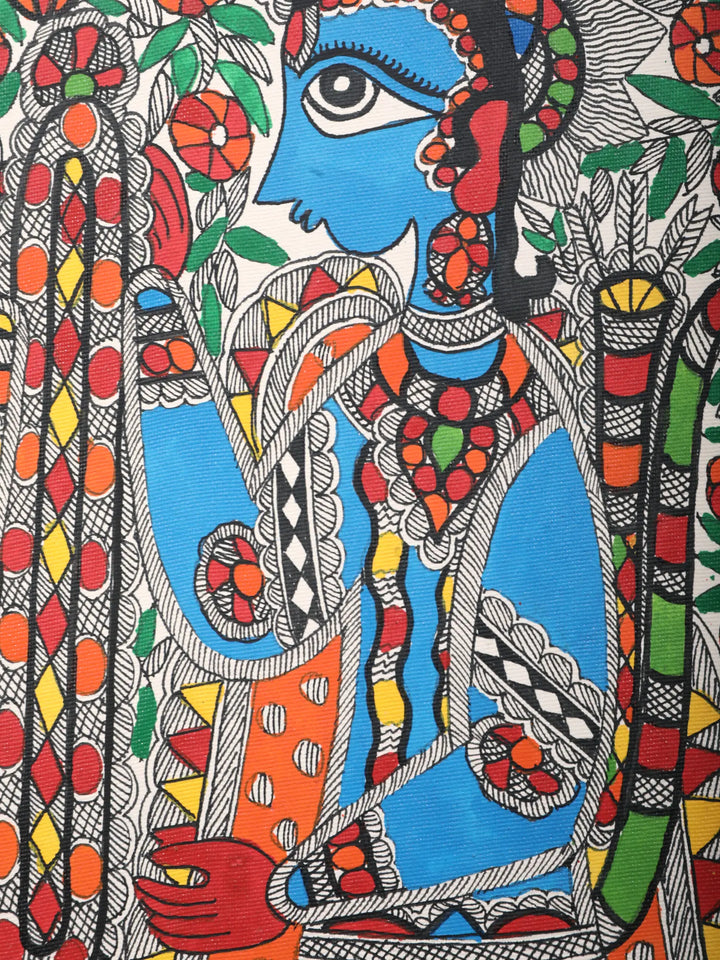 Ram Sita Vivah Painting on Handmade Paper · view 3
