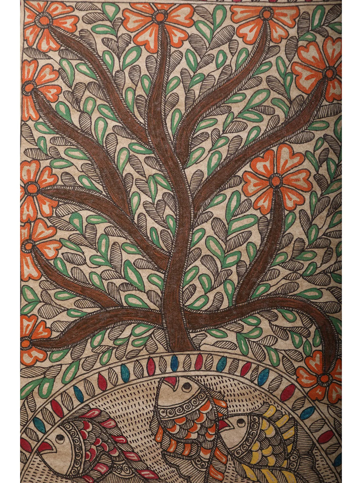 Tree of Life Wall Painting on Handmade Paper · view 2