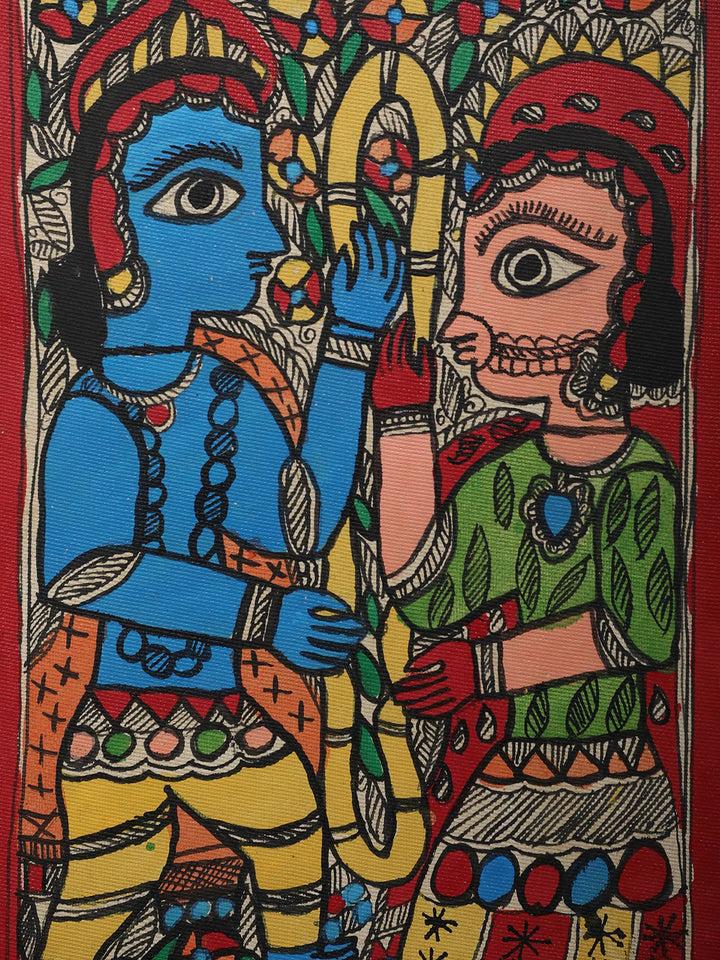 Shri Ram and Sita Painting · view 2