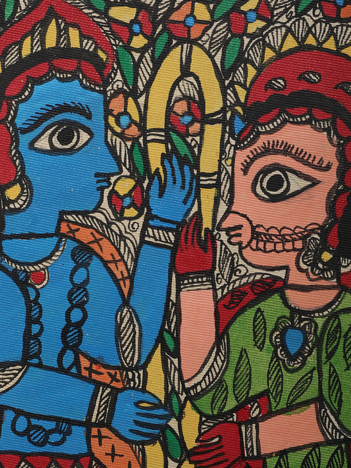 Shri Ram and Sita Painting · view 4