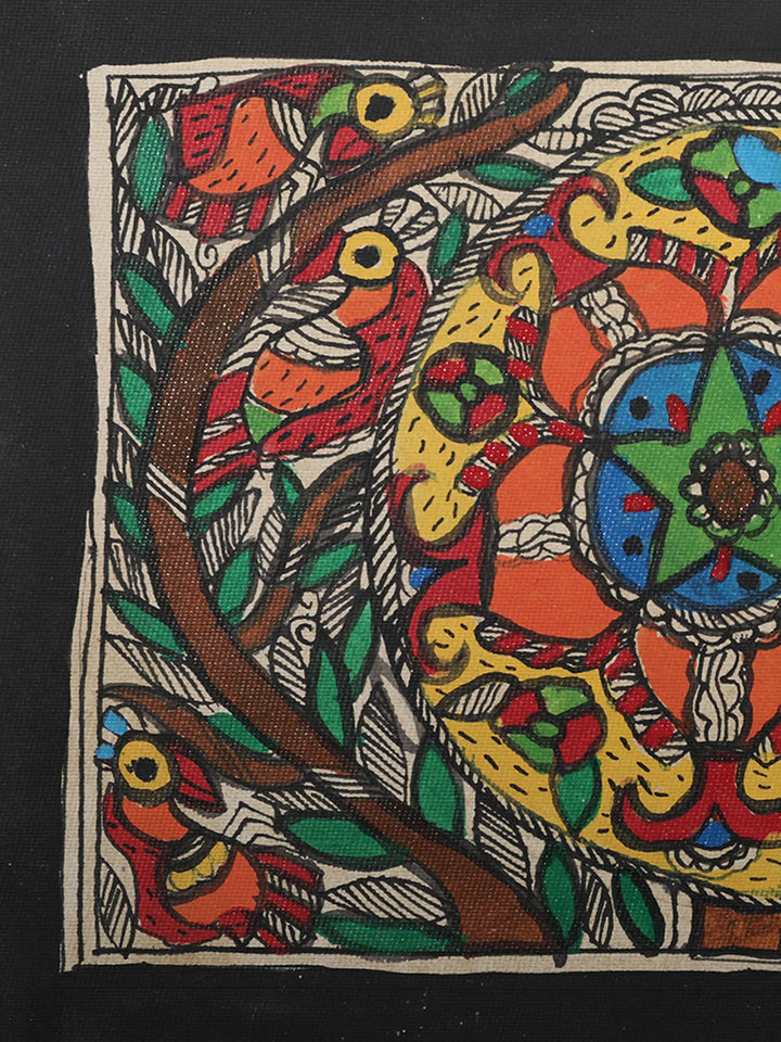 Fish Design Painting on Handmade Paper · view 3