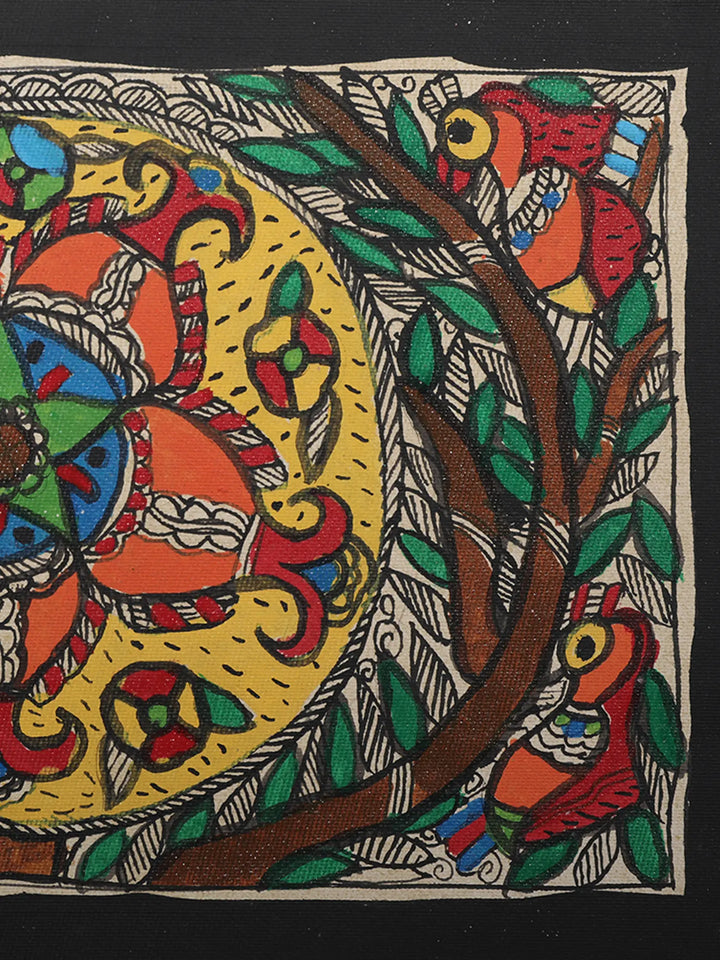 Fish Design Painting on Handmade Paper · view 4