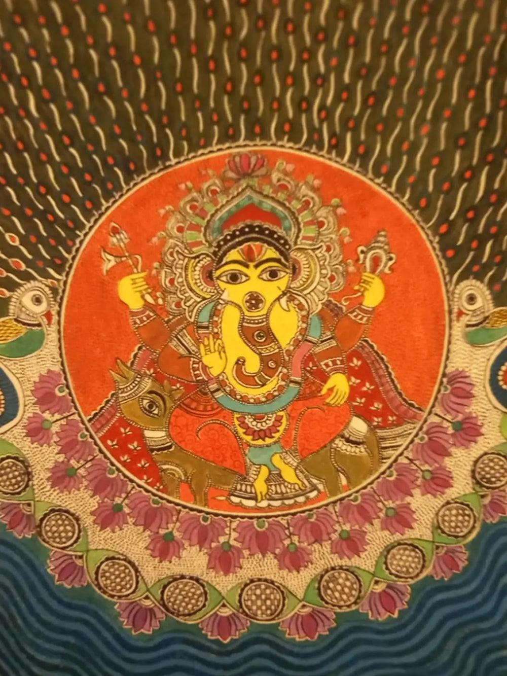 Vighanharta Bappa | Acrylic On Paper | By Simmi Rishi