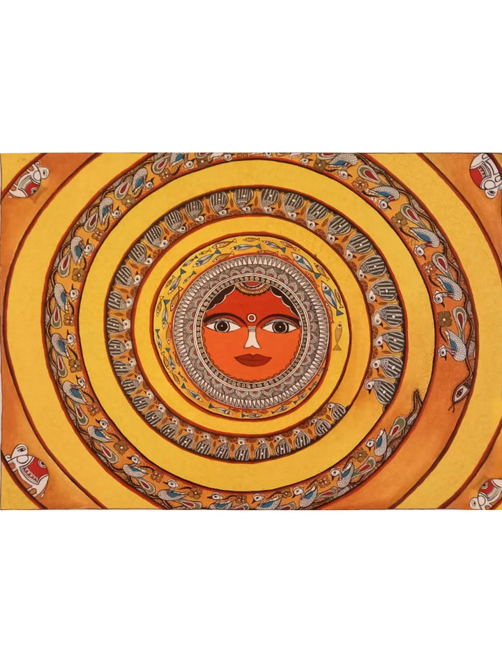 Suryanarayan - Life Circle Painting on Paper · view 1