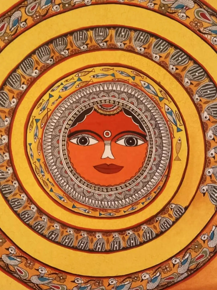 Suryanarayan - Life Circle Painting on Paper · view 4