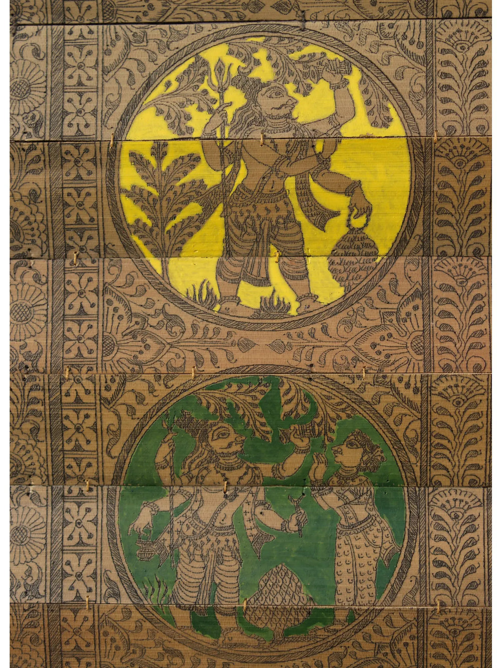 Different Forms of Lord Ganesha with His Life Story | Superfine Pattachitra Painting on Palm Leaf