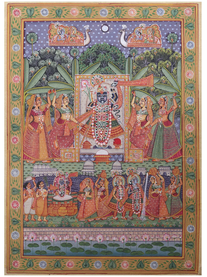 Shrinathji Pichhwai Pichwai Painting on Paper · view 1