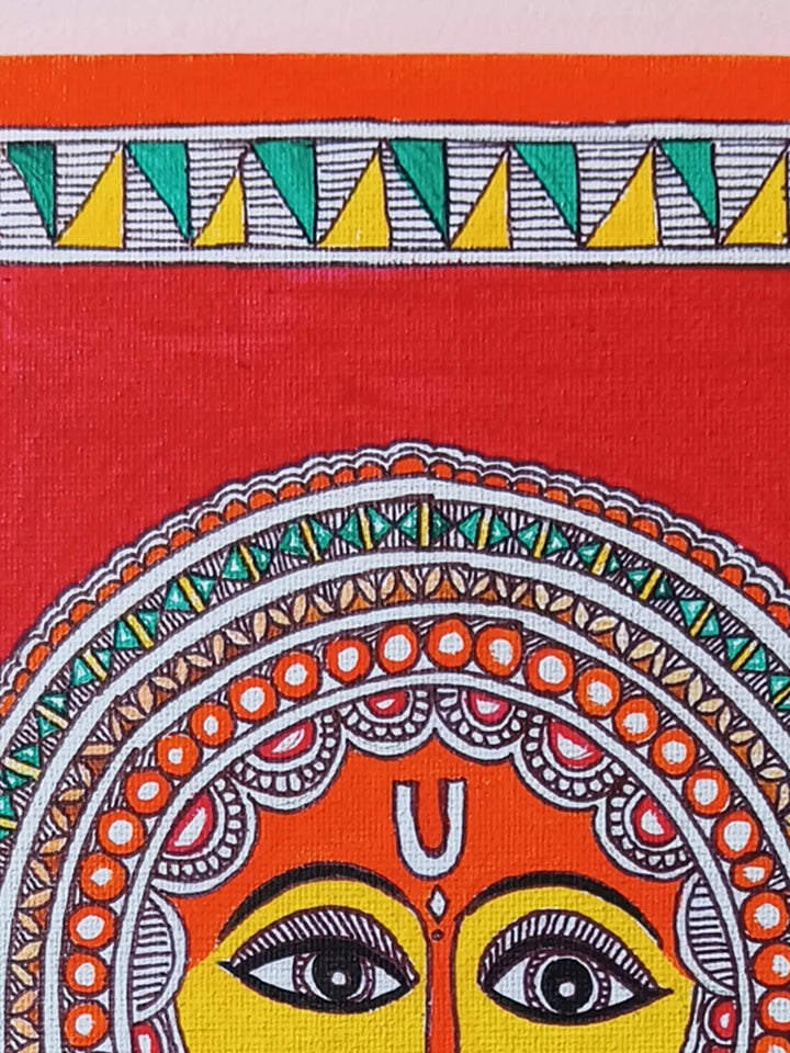 Decorative Sun Painting on Canvas · view 3
