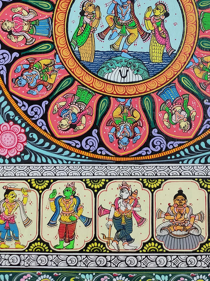 Dashavatar of Lord Krishna Painting · view 4