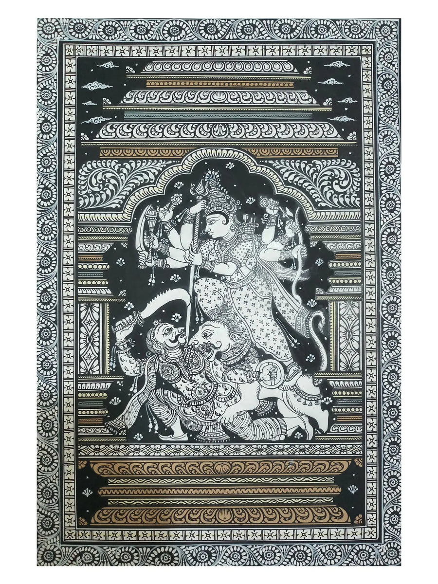 Mahishasura Mardini Painting