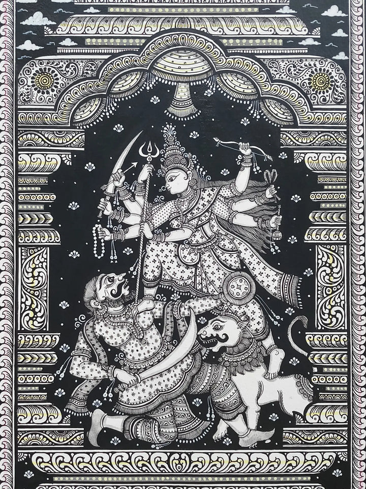 Slaying of Mahishasura Painting · view 2