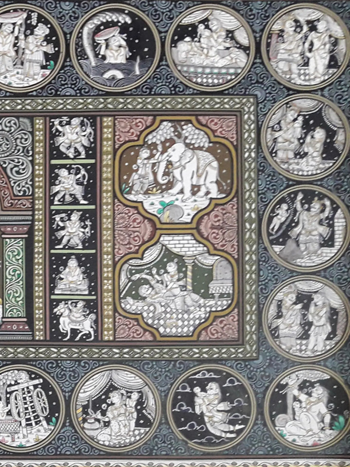 Shri Krishna Leela Painting · view 4