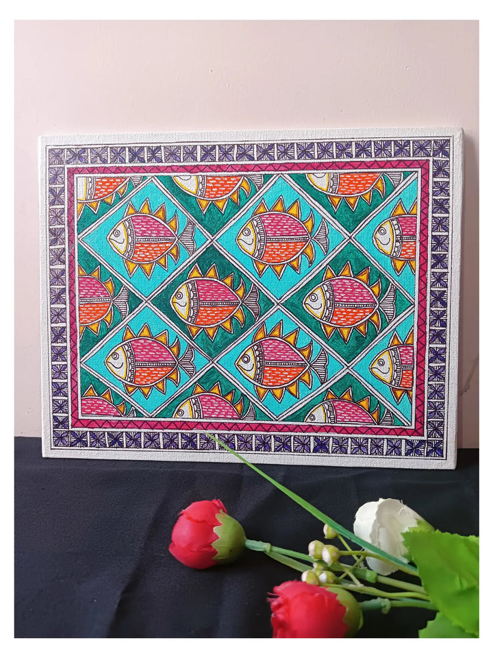 The Fishy Frame Painting on Canvas · view 1