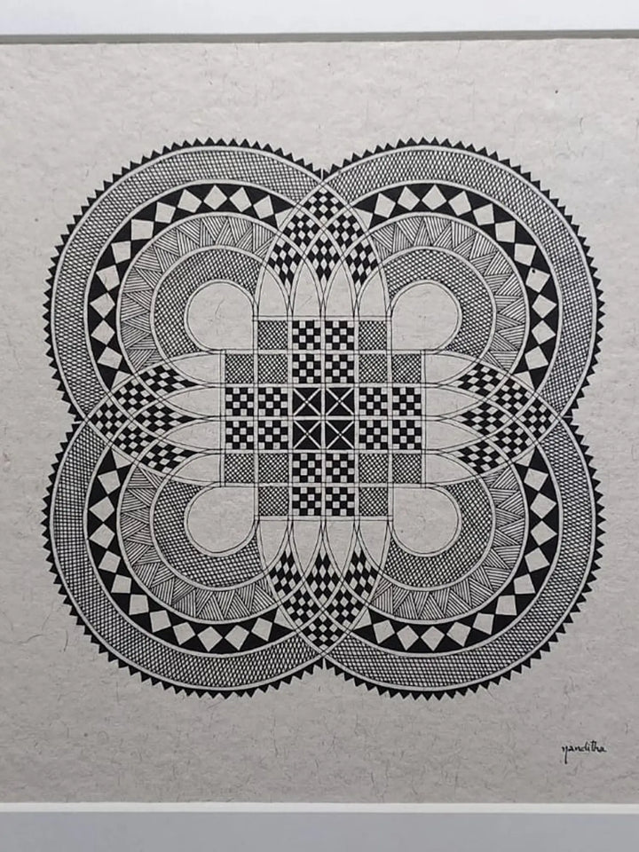 Tirugemane Chittara Painting on Handmade Paper · view 2