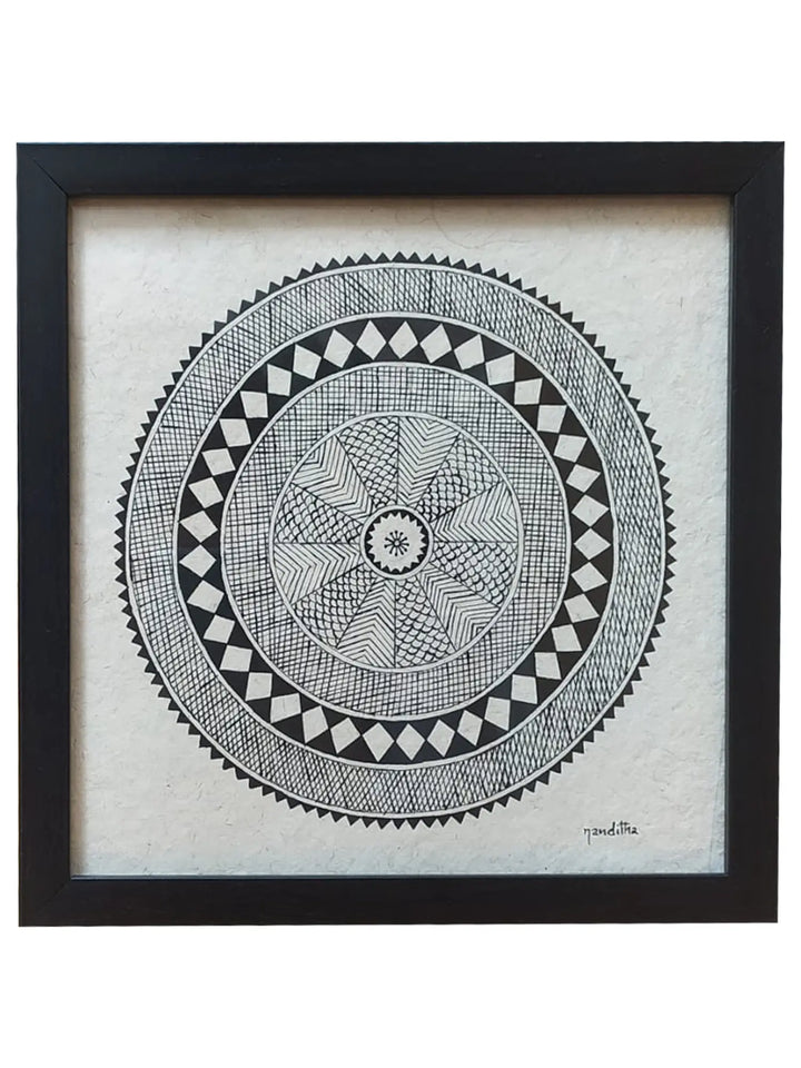 Tirugemane Chittara Painting on Handmade Paper · view 1