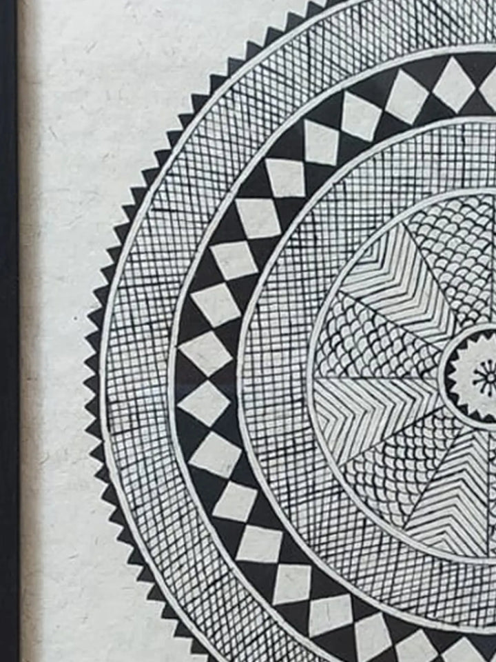 Tirugemane Chittara Painting on Handmade Paper · view 4