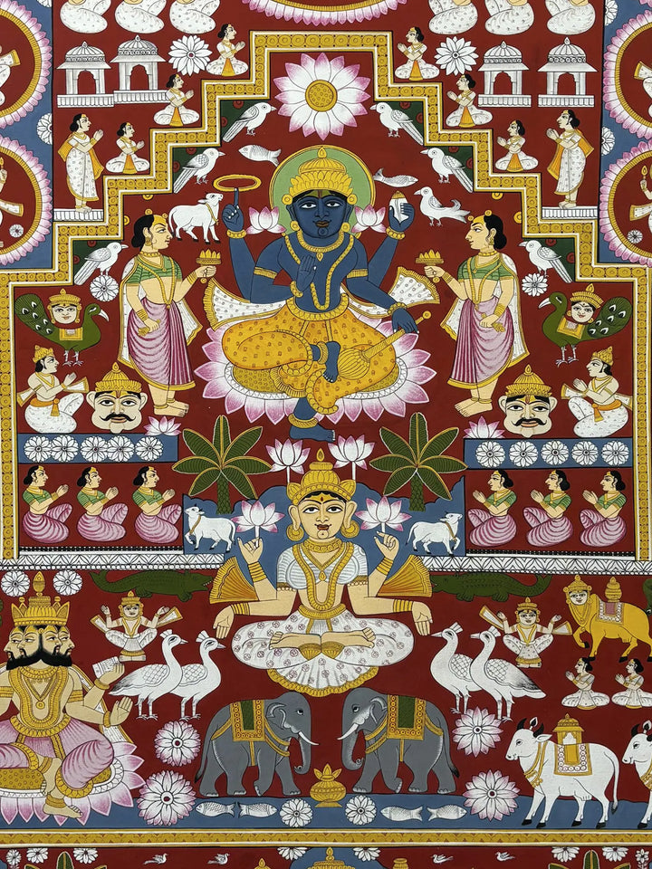 Gods and Goddess Pichwai Painting on Cloth · view 2