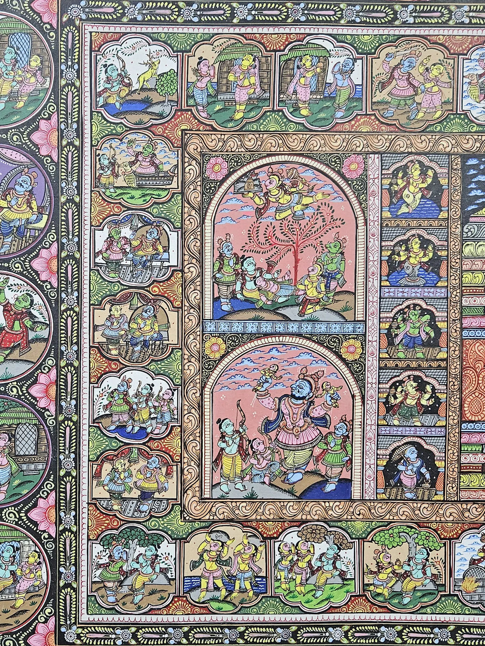 Ramayana (Lord Rama'S Darbar) | Pattachitra Painting | By Rabi Behera