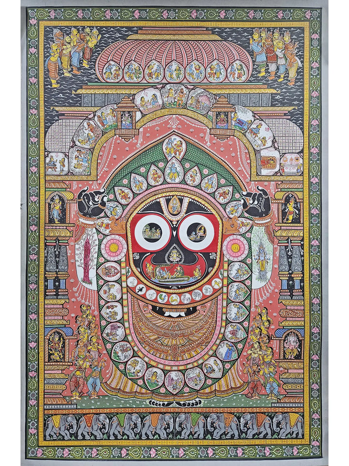 Jagannath Ji Pattachitra Painting on Canvas · view 1
