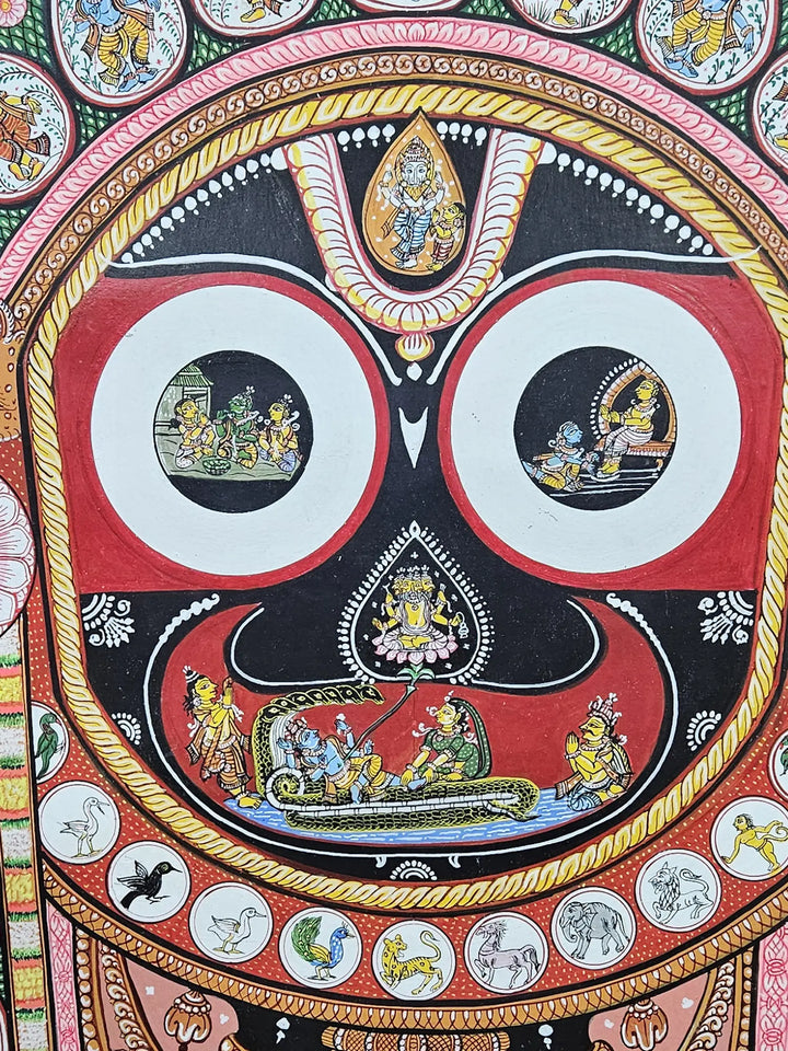 Jagannath Ji Pattachitra Painting on Canvas · view 4