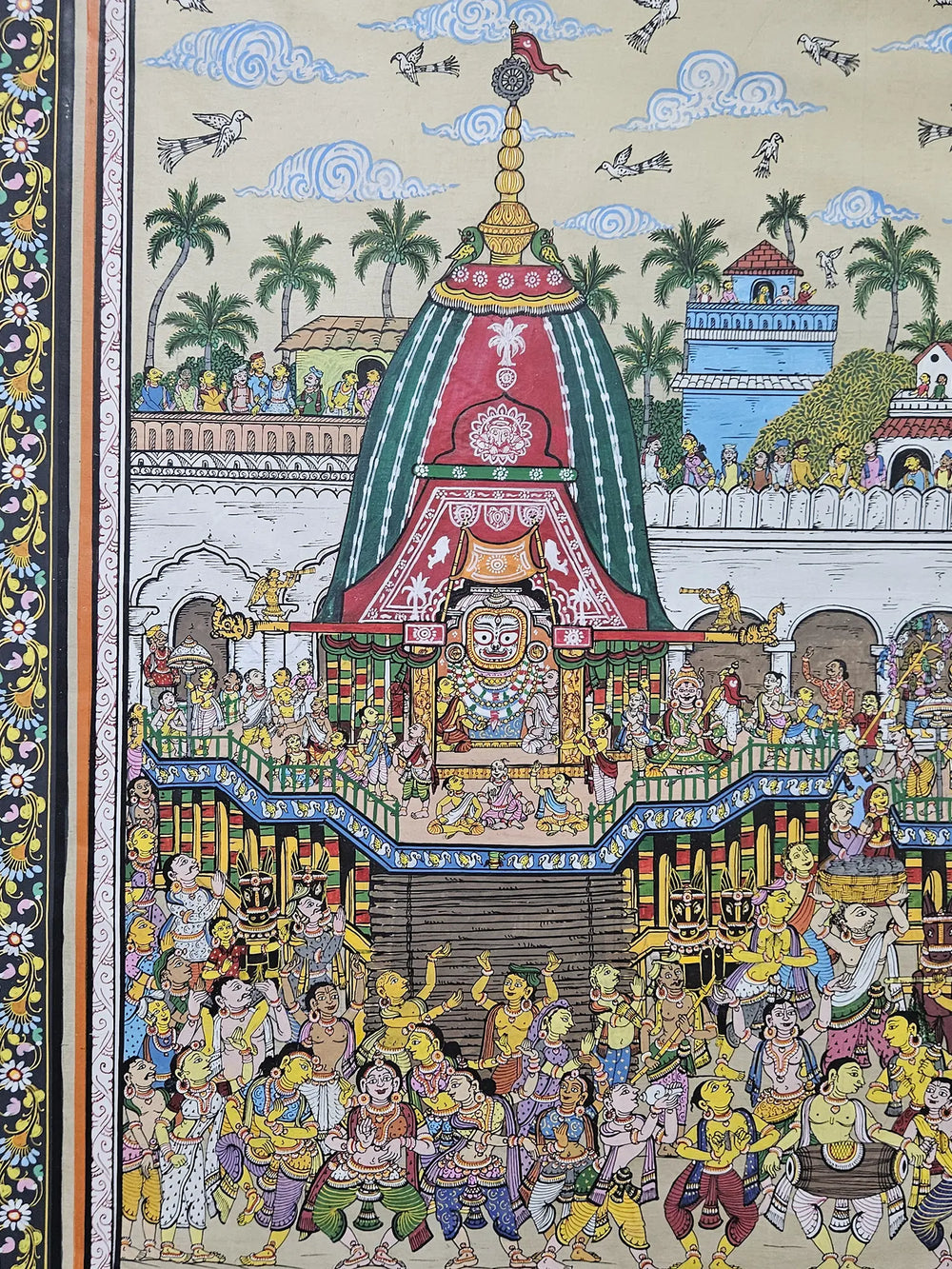 Jagannath Ratha Yatra | Pattachitra Painting | By Rabi Behera