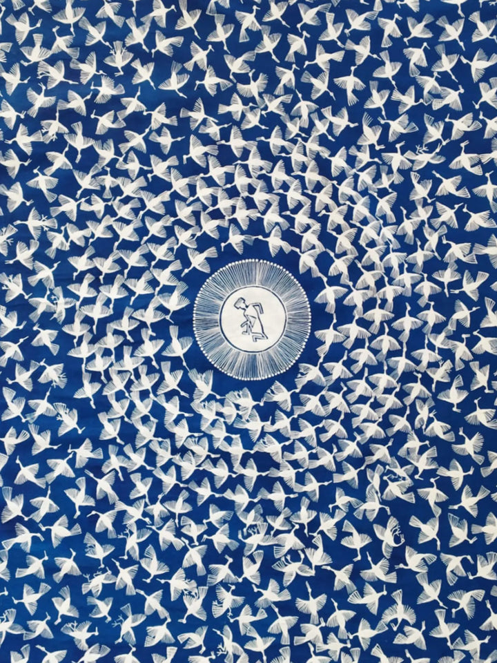 Sarvadev Warli Painting on Cloth · view 2