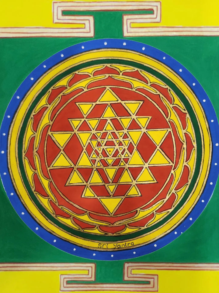Shri Yantra Painting · view 2