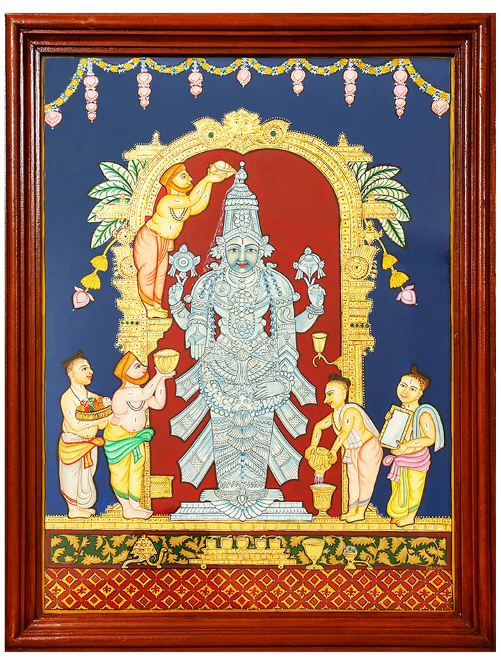 Shri Venkateshvara (Tirupati Balaji) Abhishekam Painting · view 1